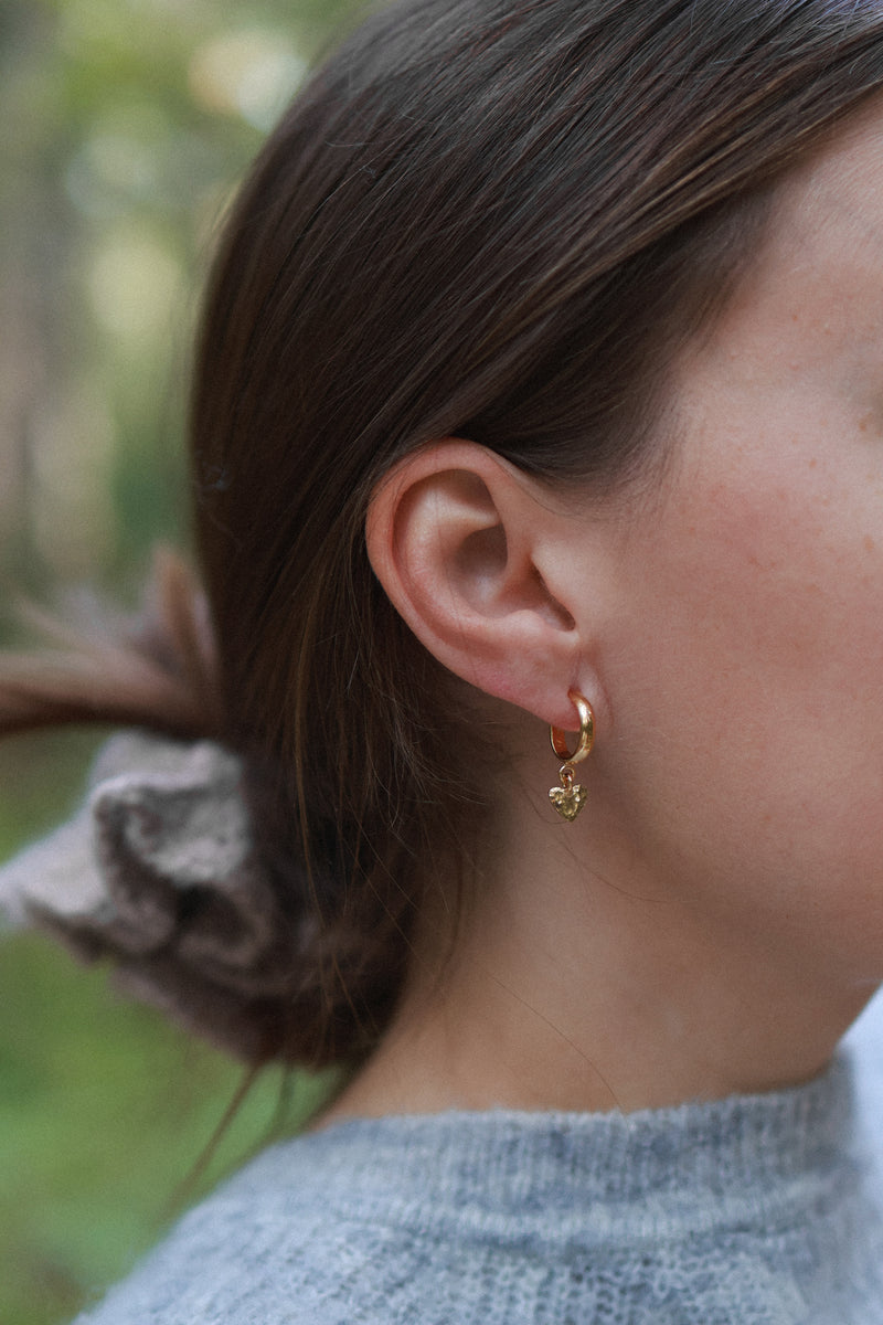 Heart earring