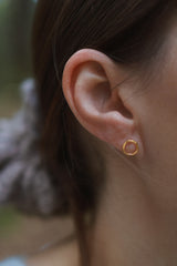 Twig earrings small