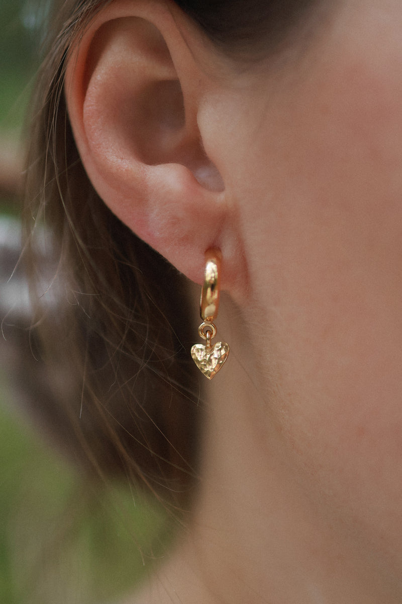 Heart earring