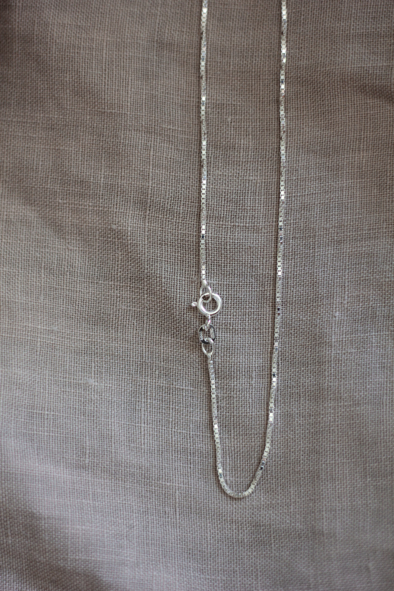 Venetian necklace 70 cm silver